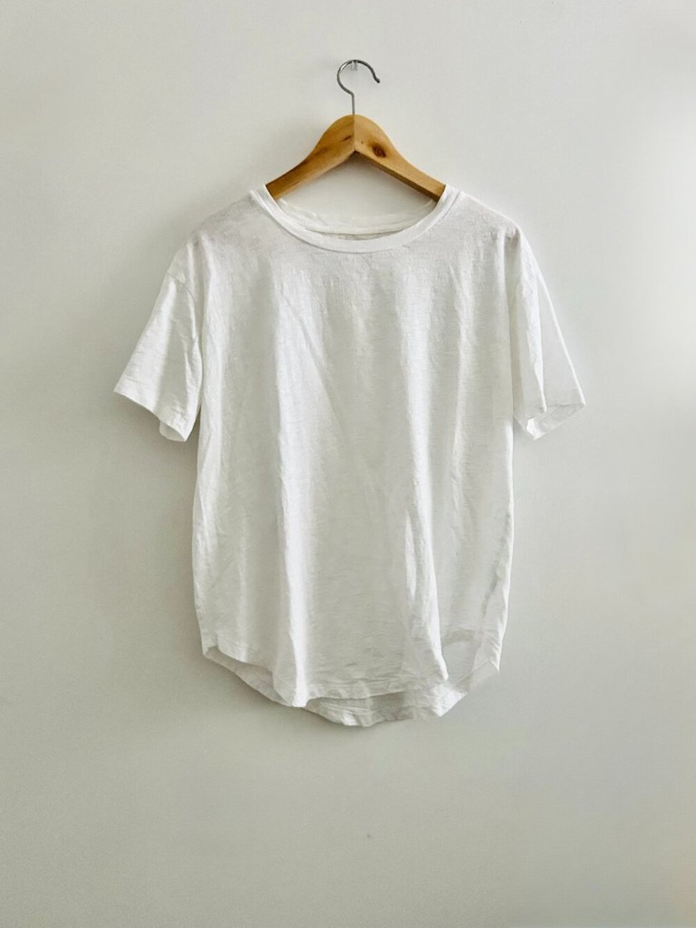 Gap Oversized Boyfriend Tee in White, Size XS